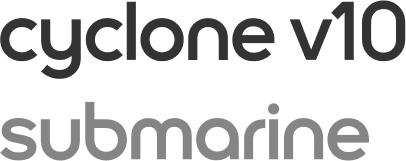 Logo du Dyson Cyclone V10 Submarine.